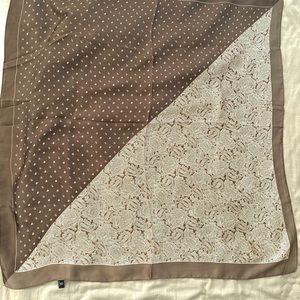 Vintage designed silk scarf